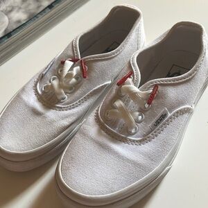White Vans (Big/Little Kids) Size 13